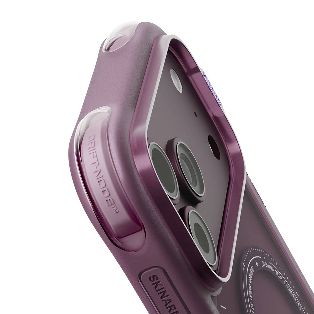 Apple iPhone 18 Pro Kılıf M-Safe Şarj Özellikli Airbag Tasarımlı Skinarma Avion Kapak - 29