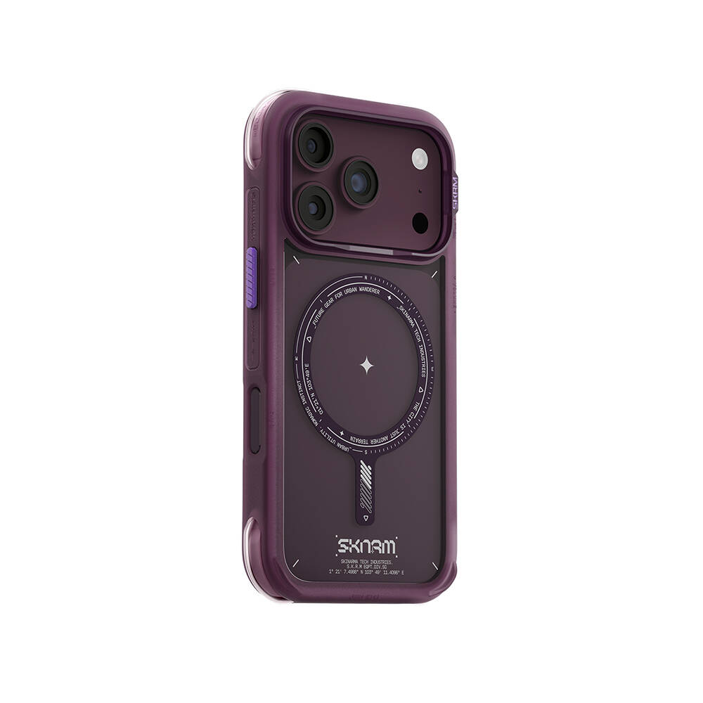 Apple iPhone 18 Pro Kılıf M-Safe Şarj Özellikli Airbag Tasarımlı Skinarma Avion Kapak - 31