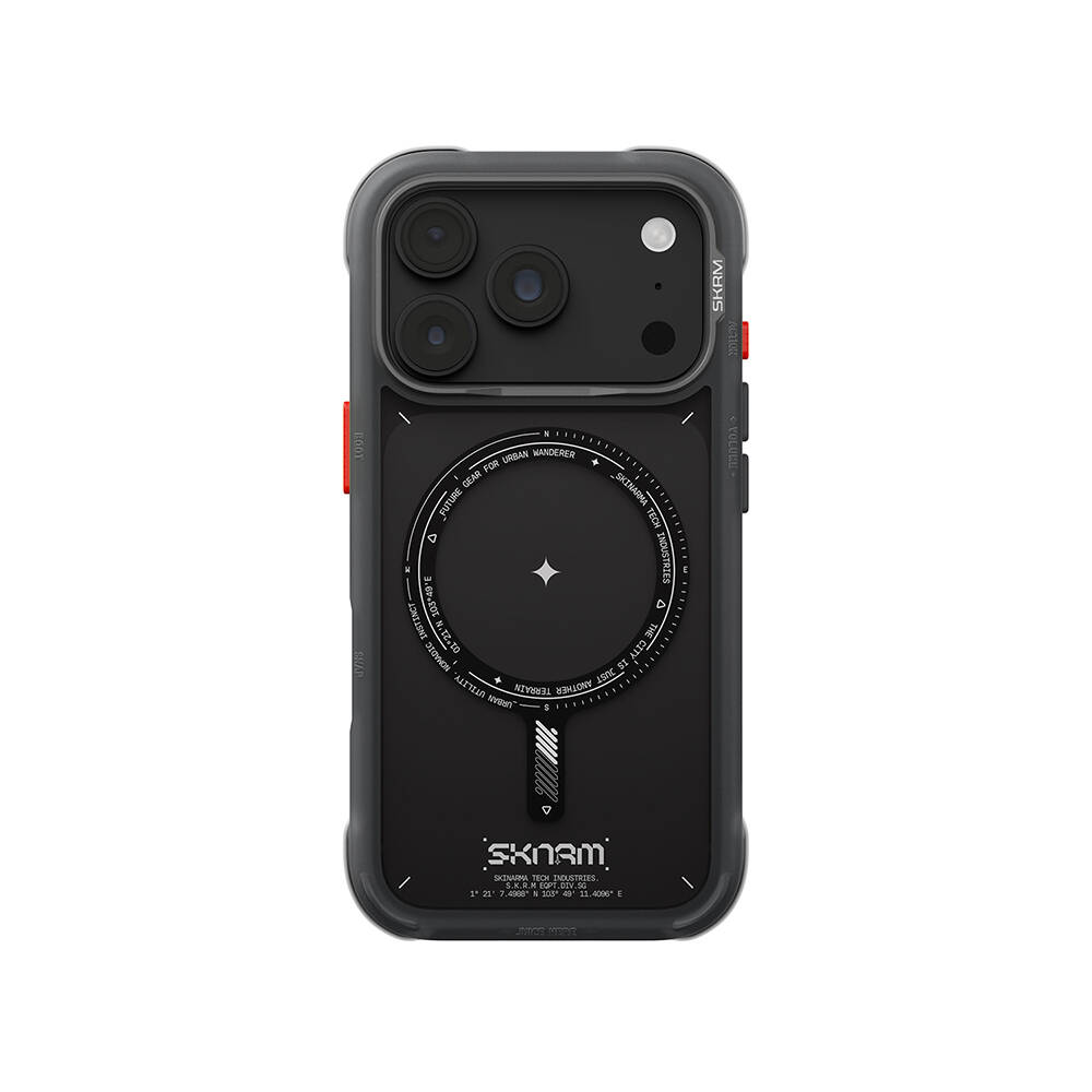 Apple iPhone 18 Pro Kılıf M-Safe Şarj Özellikli Airbag Tasarımlı Skinarma Avion Kapak - 7