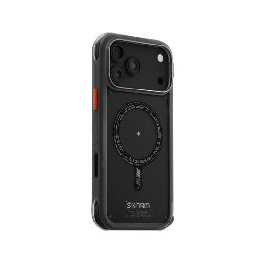 Apple iPhone 18 Pro Kılıf M-Safe Şarj Özellikli Airbag Tasarımlı Skinarma Avion Kapak - 9