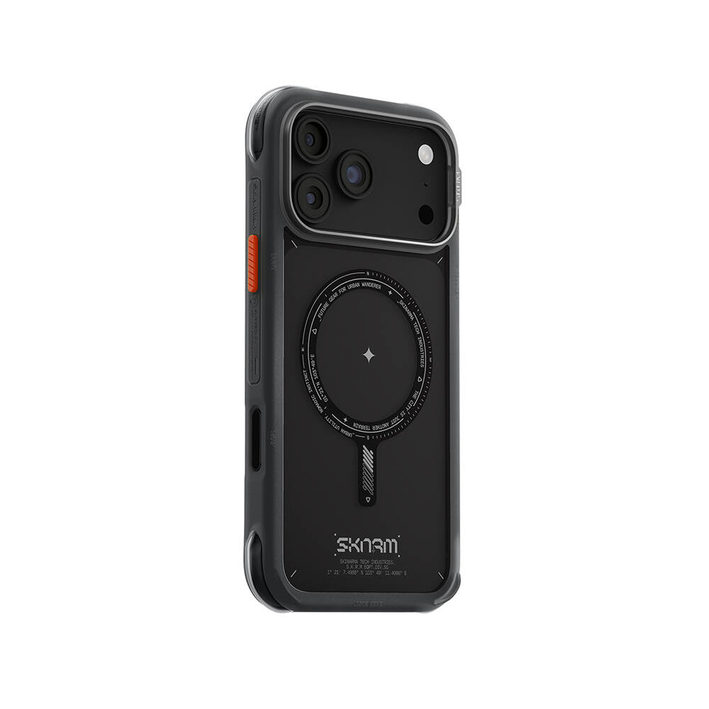 Apple iPhone 18 Pro Kılıf M-Safe Şarj Özellikli Airbag Tasarımlı Skinarma Avion Kapak - 9