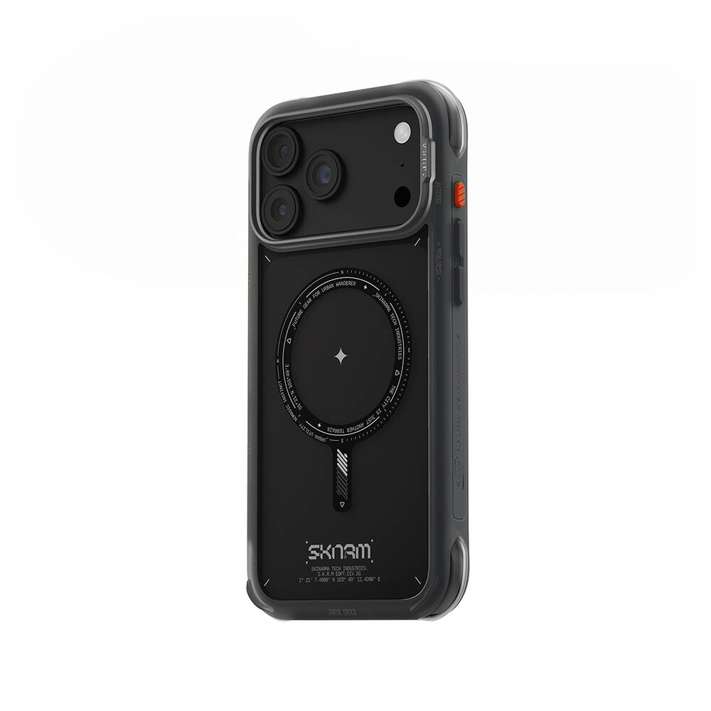 Apple iPhone 18 Pro Kılıf M-Safe Şarj Özellikli Airbag Tasarımlı Skinarma Avion Kapak - 10