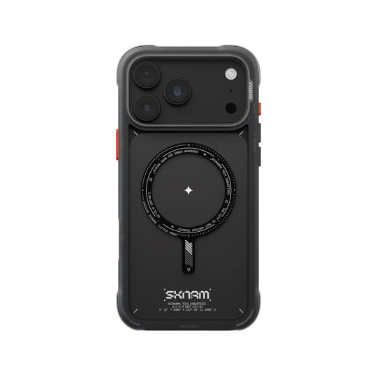 Apple iPhone 18 Pro Kılıf M-Safe Şarj Özellikli Airbag Tasarımlı Skinarma Avion Kapak - 11