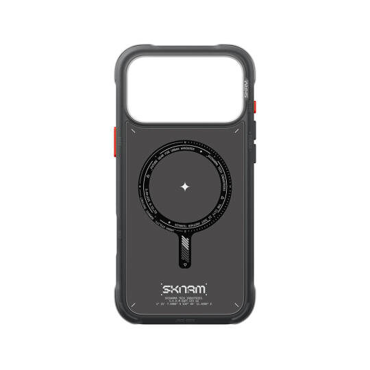 Apple iPhone 18 Pro Kılıf M-Safe Şarj Özellikli Airbag Tasarımlı Skinarma Avion Kapak - 12