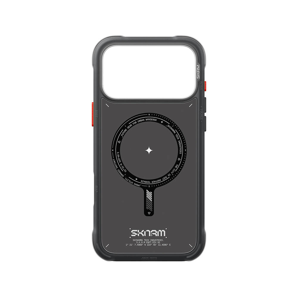 Apple iPhone 18 Pro Kılıf M-Safe Şarj Özellikli Airbag Tasarımlı Skinarma Avion Kapak - 12