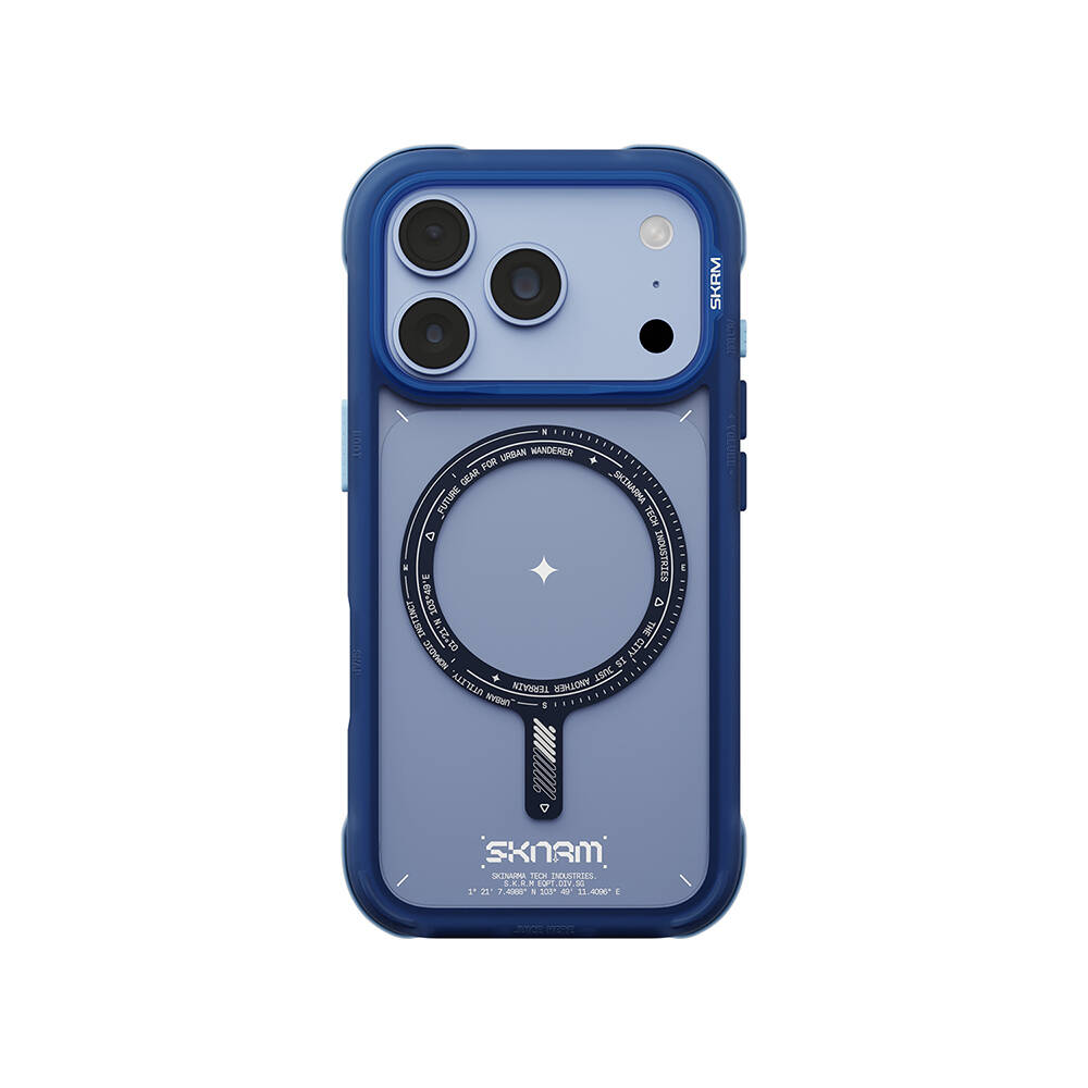 Apple iPhone 18 Pro Kılıf M-Safe Şarj Özellikli Airbag Tasarımlı Skinarma Avion Kapak - 1