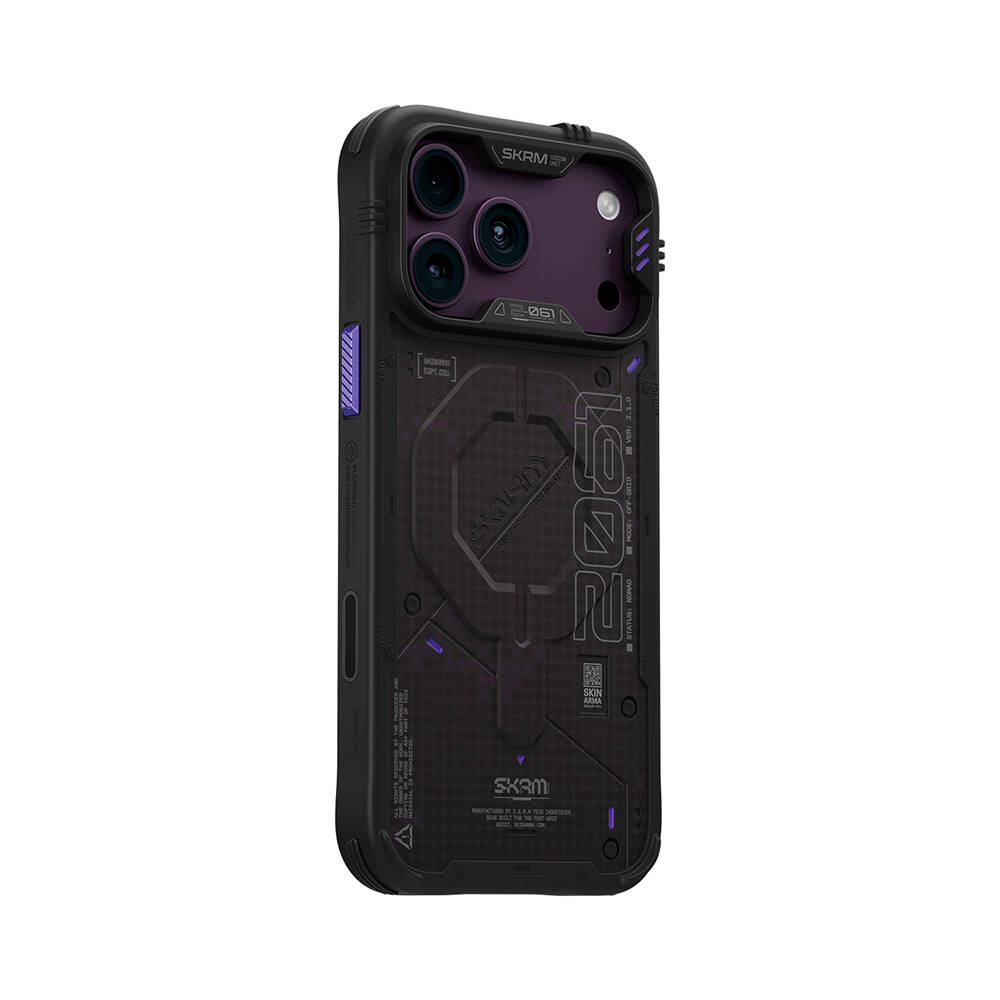 Apple iPhone 18 Pro Kılıf M-Safe Şarj Özellikli Airbag Tasarımlı Skinarma Vigor XE Kapak - 27