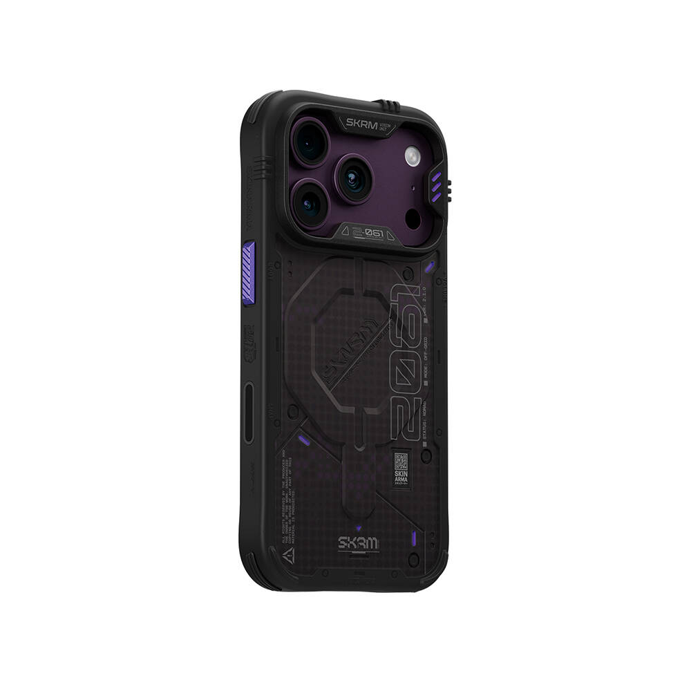 Apple iPhone 18 Pro Kılıf M-Safe Şarj Özellikli Airbag Tasarımlı Skinarma Vigor XE Kapak - 33