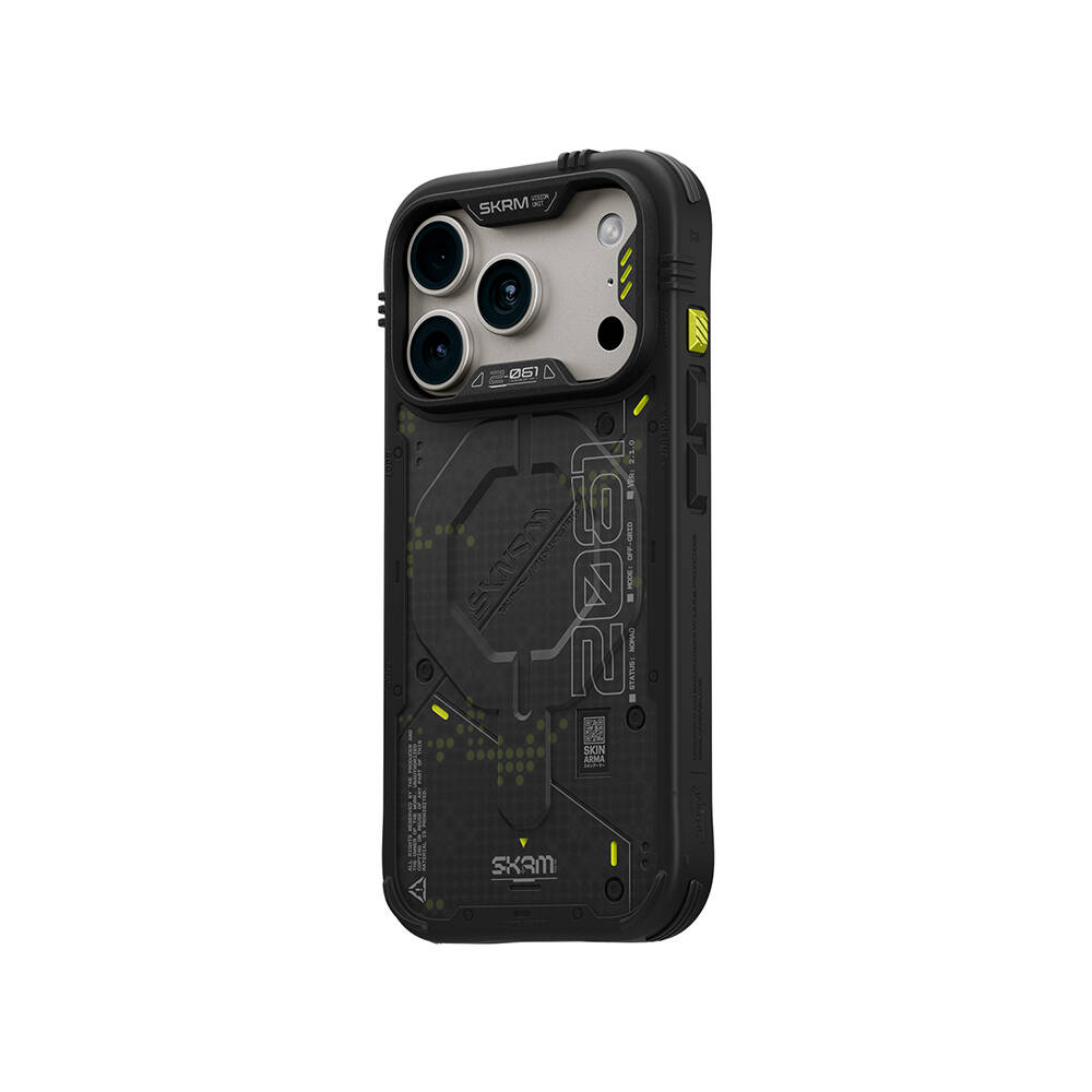 Apple iPhone 18 Pro Kılıf M-Safe Şarj Özellikli Airbag Tasarımlı Skinarma Vigor XE Kapak - 15