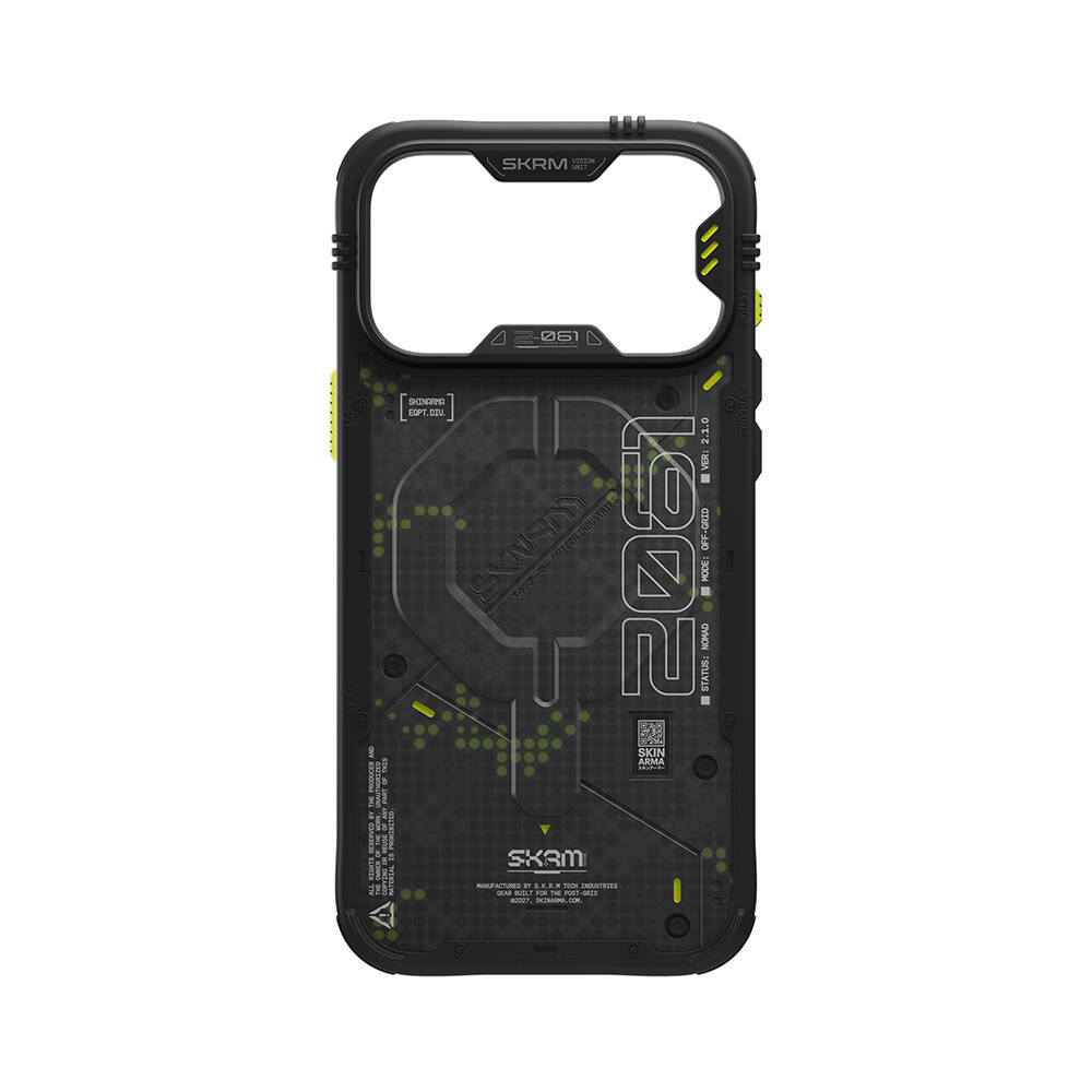Apple iPhone 18 Pro Kılıf M-Safe Şarj Özellikli Airbag Tasarımlı Skinarma Vigor XE Kapak - 21