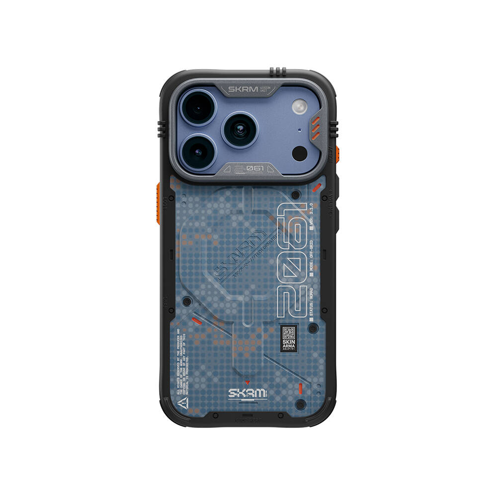 Apple iPhone 18 Pro Kılıf M-Safe Şarj Özellikli Airbag Tasarımlı Skinarma Vigor XE Kapak - 1