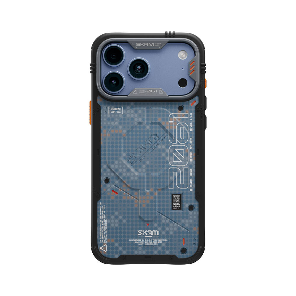 Apple iPhone 18 Pro Kılıf M-Safe Şarj Özellikli Airbag Tasarımlı Skinarma Vigor XE Kapak - 6