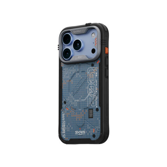 Apple iPhone 18 Pro Kılıf M-Safe Şarj Özellikli Airbag Tasarımlı Skinarma Vigor XE Kapak - 12
