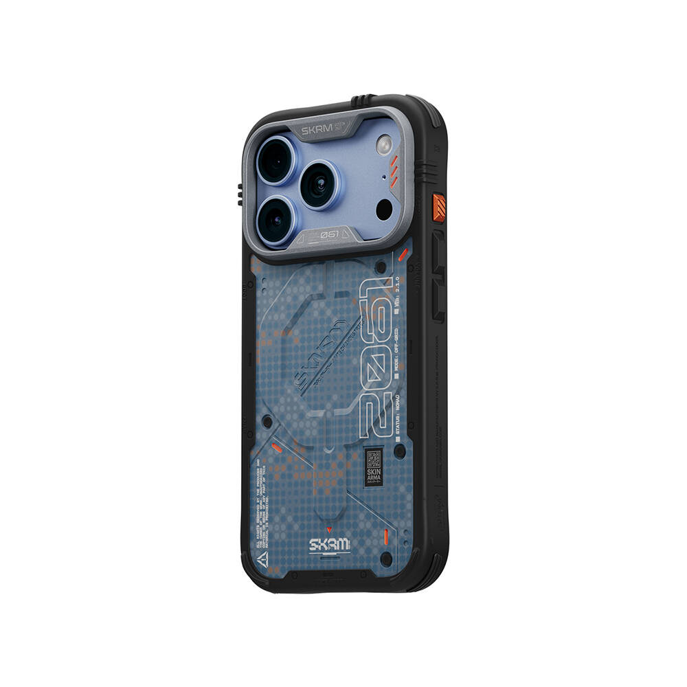 Apple iPhone 18 Pro Kılıf M-Safe Şarj Özellikli Airbag Tasarımlı Skinarma Vigor XE Kapak - 12