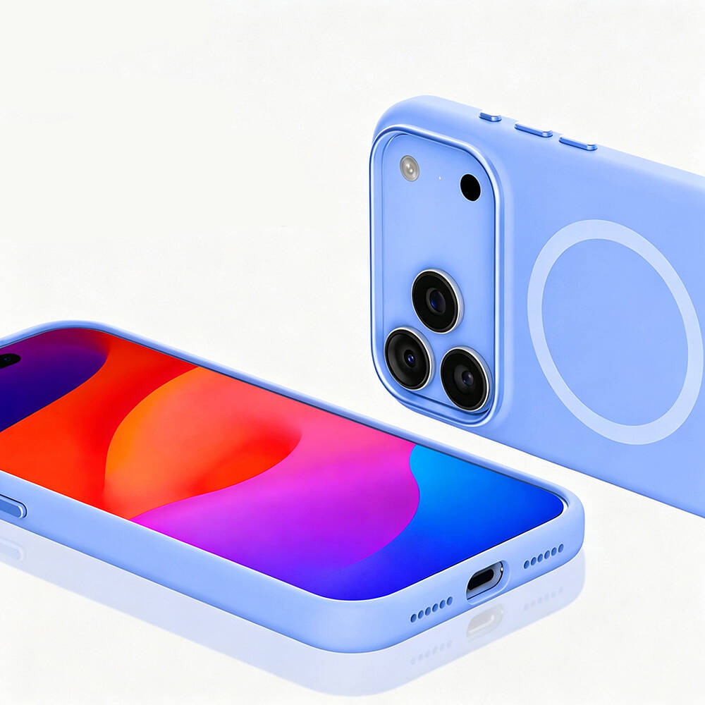 Apple iPhone 18 Pro Kılıf M-safe Şarj Özellikli Mutural Pure Serisi Kapak - 11