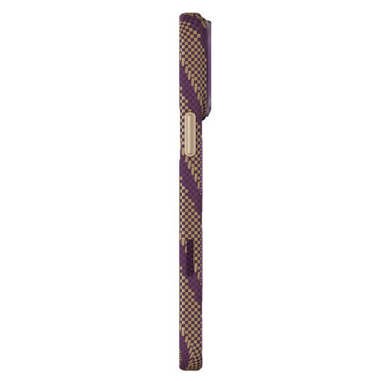 Apple iPhone 18 Pro Kılıf M-safe Şarj Özellikli Raptic Aramid Skin Scepter Serisi Karbon Kapak - 4
