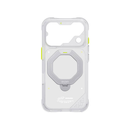 Apple iPhone 18 Pro Kılıf M-safe Şarj Özellikli Standlı Skinarma Saturn Kapak - 38