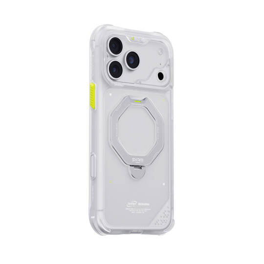 Apple iPhone 18 Pro Kılıf M-safe Şarj Özellikli Standlı Skinarma Saturn Kapak - 39