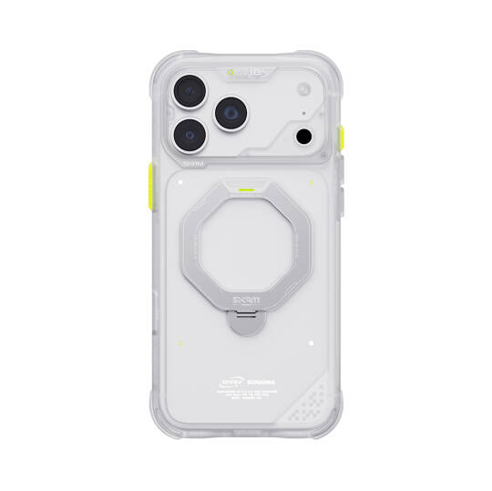 Apple iPhone 18 Pro Kılıf M-safe Şarj Özellikli Standlı Skinarma Saturn Kapak - 41