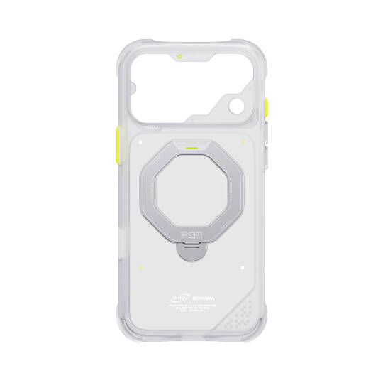 Apple iPhone 18 Pro Kılıf M-safe Şarj Özellikli Standlı Skinarma Saturn Kapak - 42