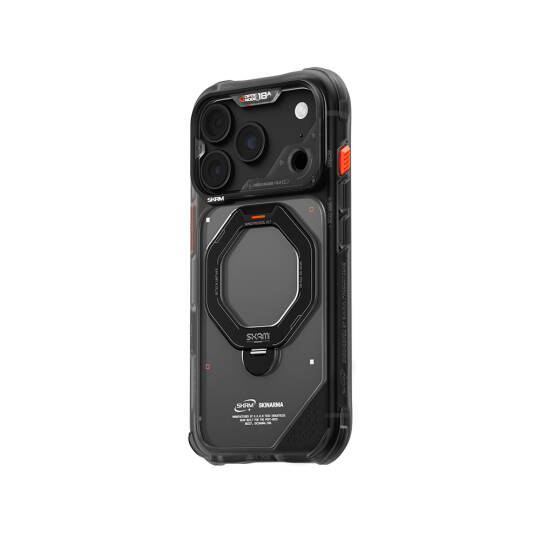 Apple iPhone 18 Pro Kılıf M-safe Şarj Özellikli Standlı Skinarma Saturn Kapak - 26