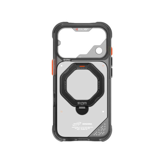 Apple iPhone 18 Pro Kılıf M-safe Şarj Özellikli Standlı Skinarma Saturn Kapak - 28