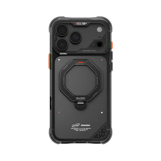 Apple iPhone 18 Pro Kılıf M-safe Şarj Özellikli Standlı Skinarma Saturn Kapak - 31