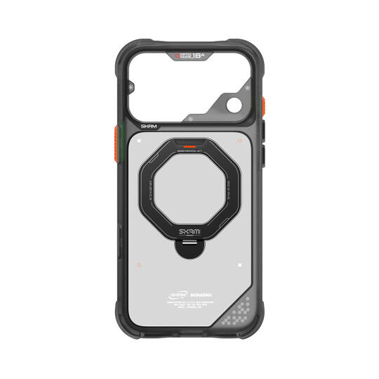 Apple iPhone 18 Pro Kılıf M-safe Şarj Özellikli Standlı Skinarma Saturn Kapak - 32
