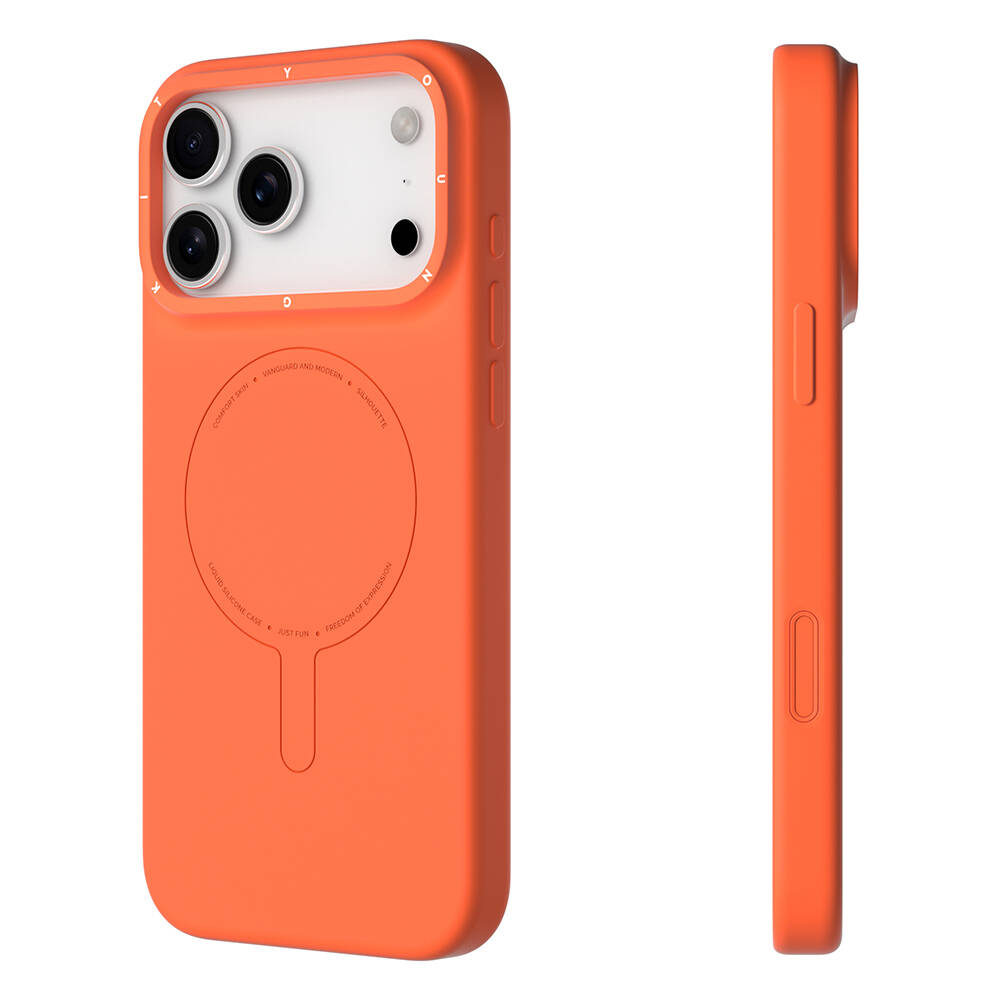 Apple iPhone 18 Pro Kılıf M-Safe Şarj Özellikli Youngkit Morandi Serisi Kapak - 32