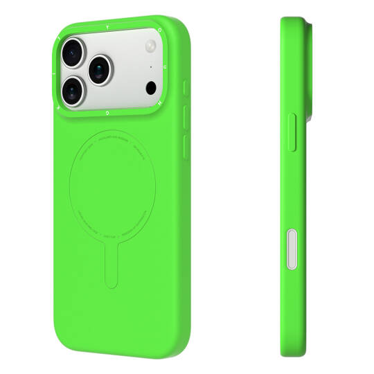 Apple iPhone 18 Pro Kılıf M-Safe Şarj Özellikli Youngkit Morandi Serisi Kapak - 14