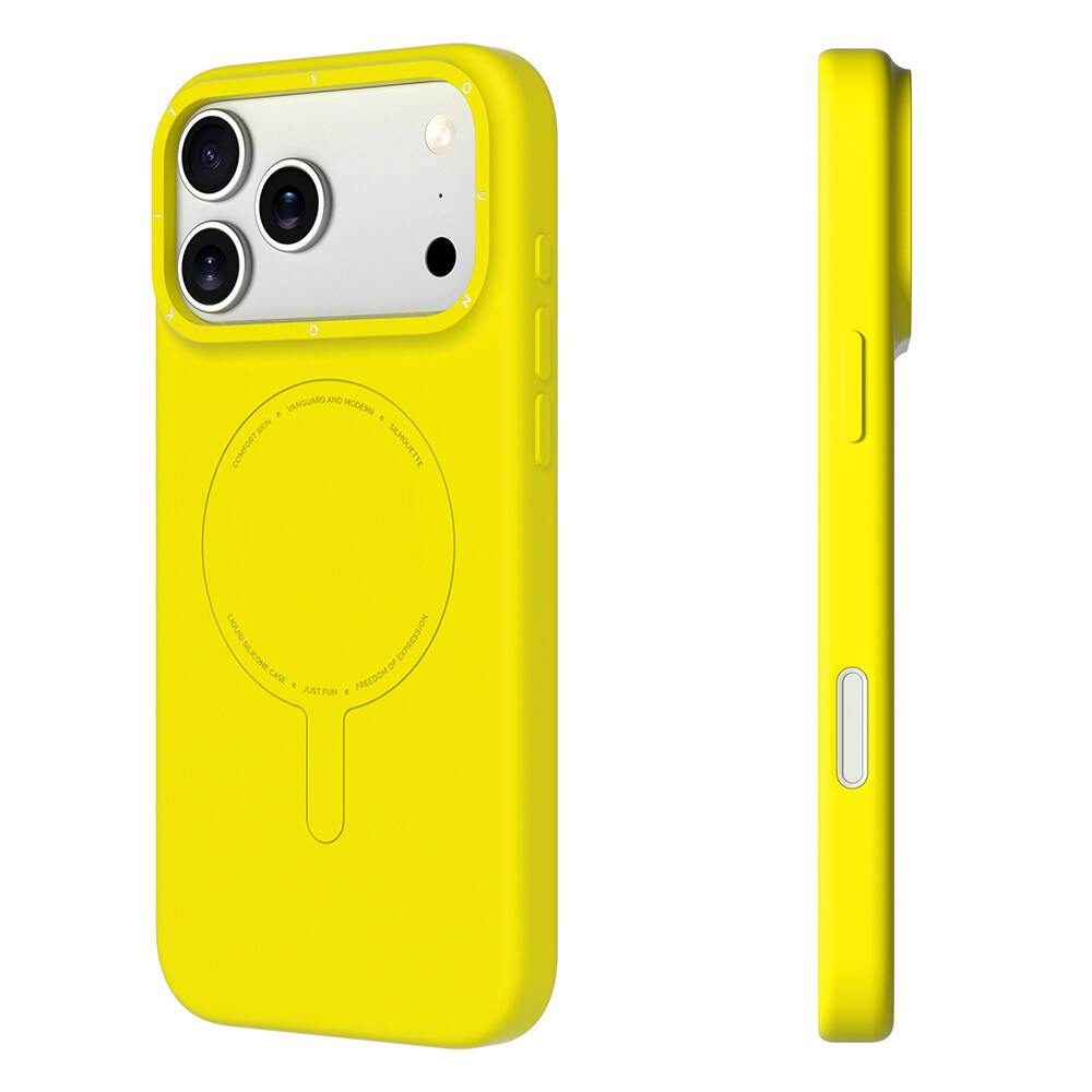 Apple iPhone 18 Pro Kılıf M-Safe Şarj Özellikli Youngkit Morandi Serisi Kapak - 8