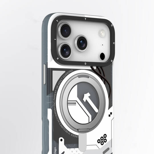 Apple iPhone 18 Pro Kılıf M-safe Şarj Özellikli Youngkit Starship Serisi Kapak - 9