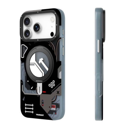 Apple iPhone 18 Pro Kılıf M-safe Şarj Özellikli Youngkit Starship Serisi Kapak - 12
