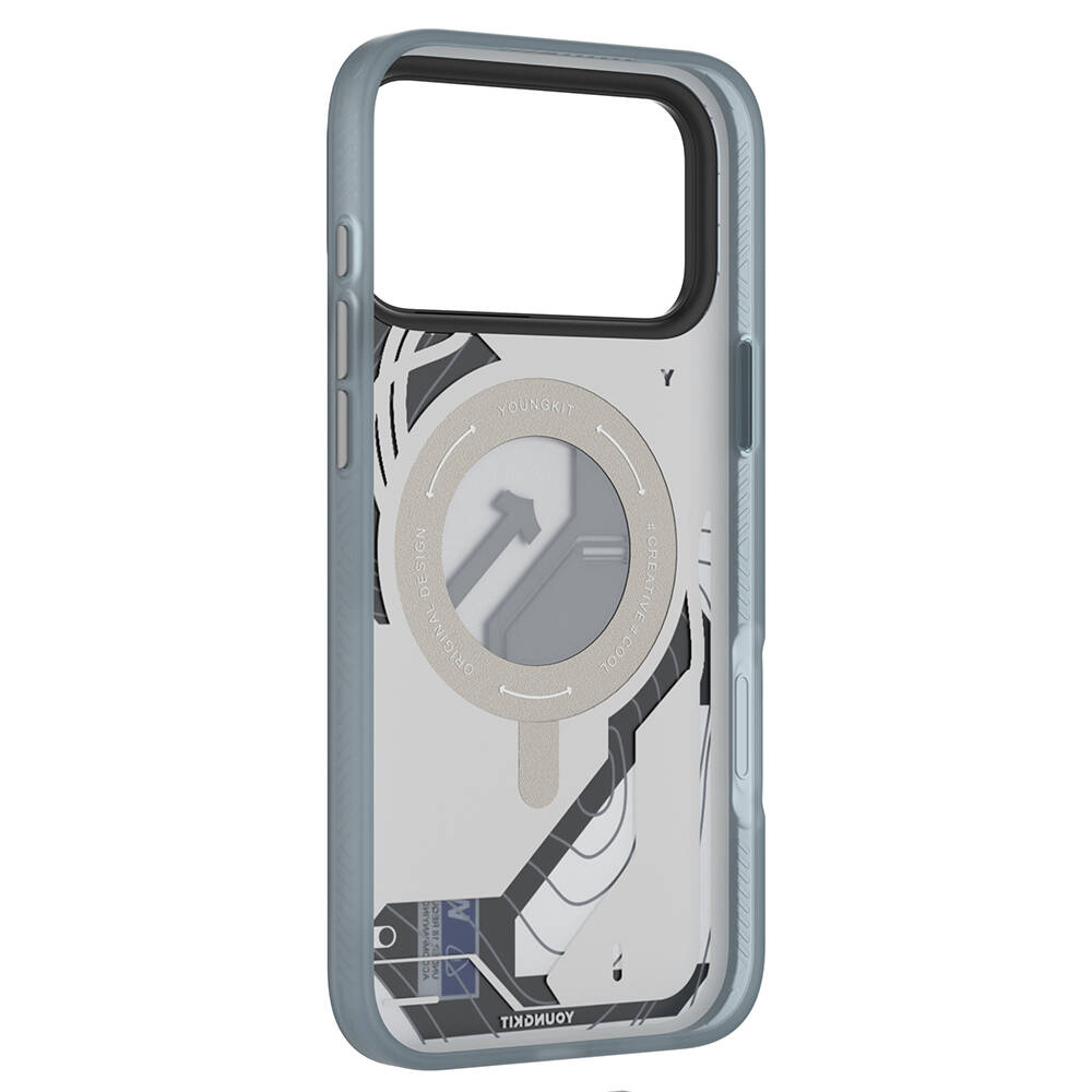 Apple iPhone 18 Pro Kılıf M-safe Şarj Özellikli Youngkit Starship Serisi Kapak - 20