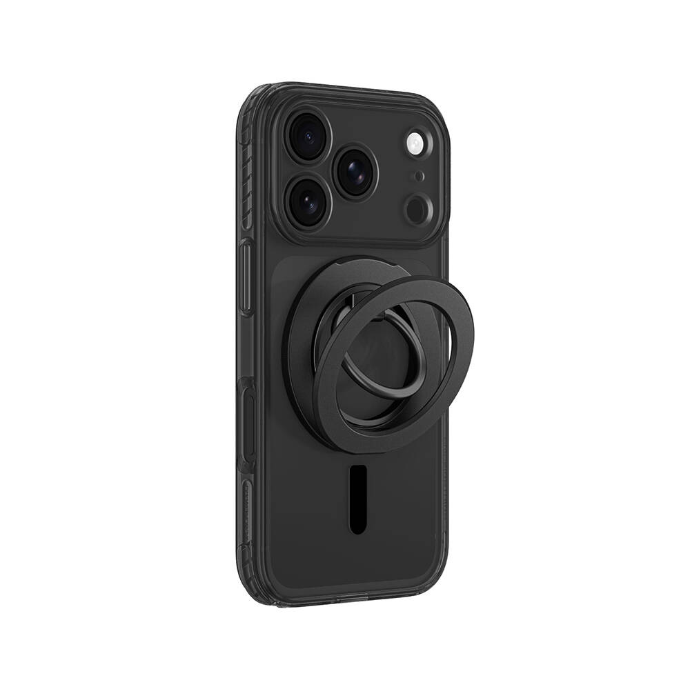 Apple iPhone 18 Pro Kılıf M-safe Şarj Özellikli Yüzük Standlı Amazingthing Titan Pro Grip Ring Serisi Kapak - 9