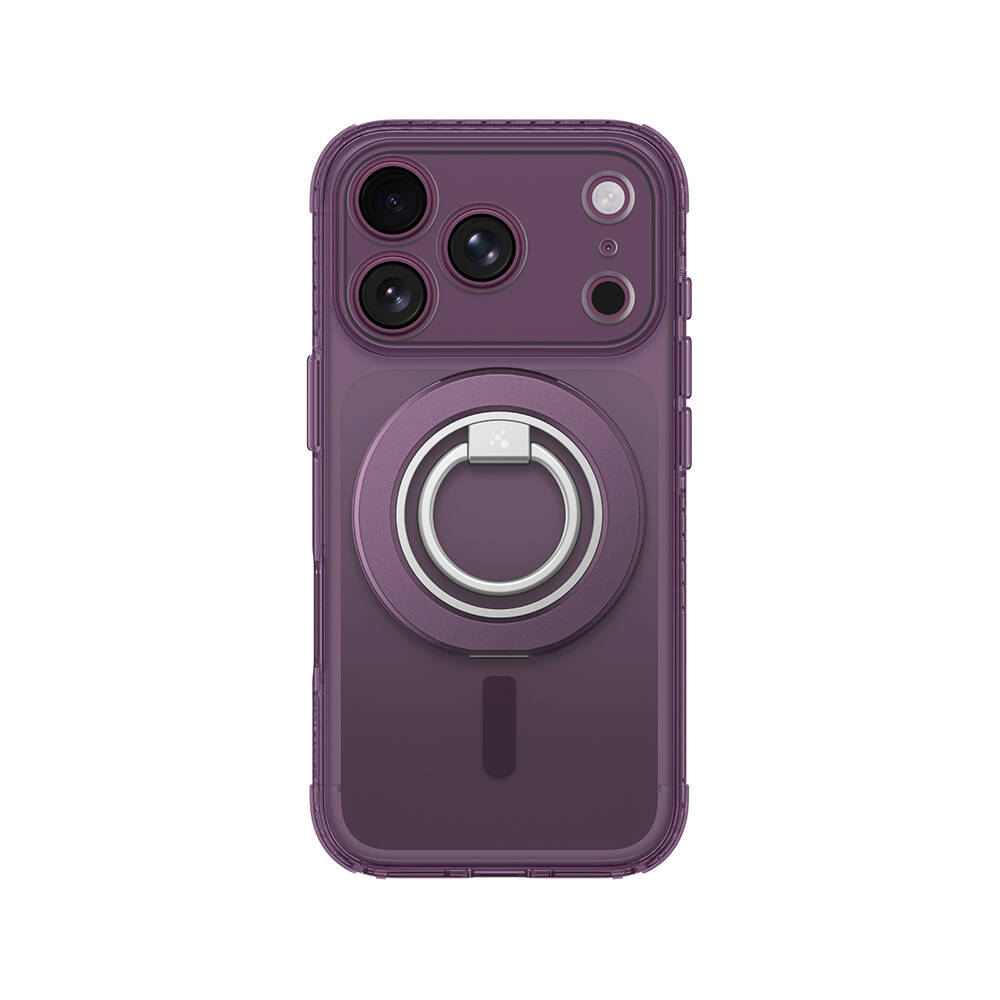 Apple iPhone 18 Pro Kılıf M-safe Şarj Özellikli Yüzük Standlı Amazingthing Titan Pro Grip Ring Serisi Kapak - 1