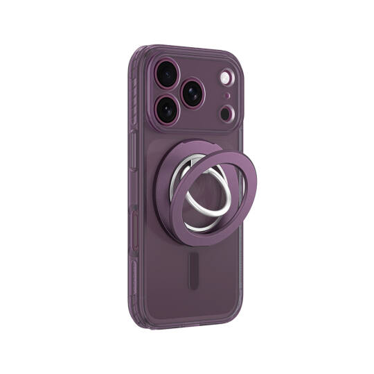 Apple iPhone 18 Pro Kılıf M-safe Şarj Özellikli Yüzük Standlı Amazingthing Titan Pro Grip Ring Serisi Kapak - 3