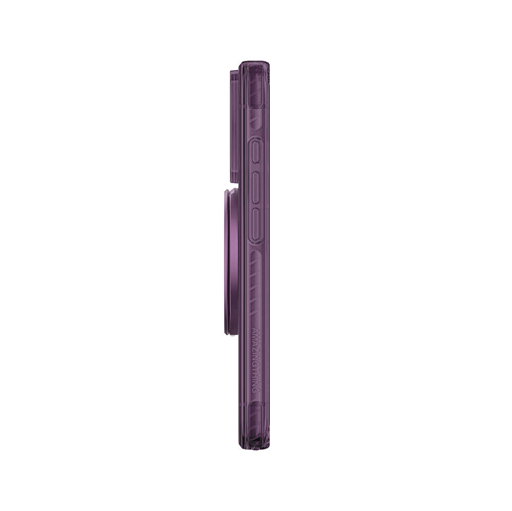 Apple iPhone 18 Pro Kılıf M-safe Şarj Özellikli Yüzük Standlı Amazingthing Titan Pro Grip Ring Serisi Kapak - 6