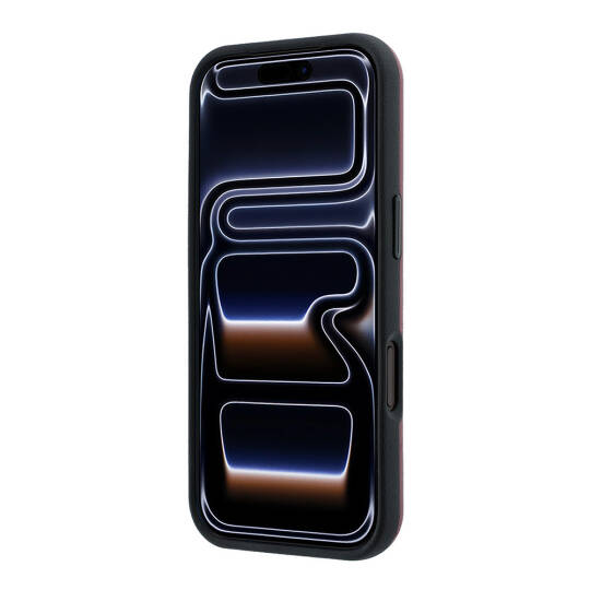 Apple iPhone 18 Pro Kılıf Mercedes Benz Orjinal Lisanslı M-safe Şarj Özellikli 3D Metal Logolu Crossed Lines Kapak - 5