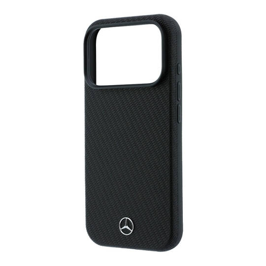 Apple iPhone 18 Pro Kılıf Mercedes Benz Orjinal Lisanslı M-safe Şarj Özellikli 3D Metal Logolu Wrap Wood Deri Kapak - 6