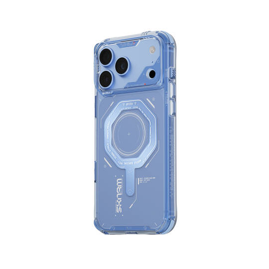 Apple iPhone 18 Pro Kılıf SkinArma M-safe Şarj Özellikli Airbag Tasarımlı Magma Kapak - 15