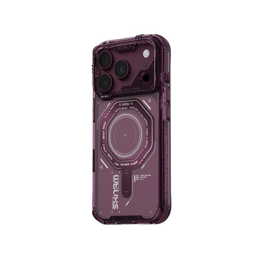 Apple iPhone 18 Pro Kılıf SkinArma M-safe Şarj Özellikli Airbag Tasarımlı Magma Kapak - 2