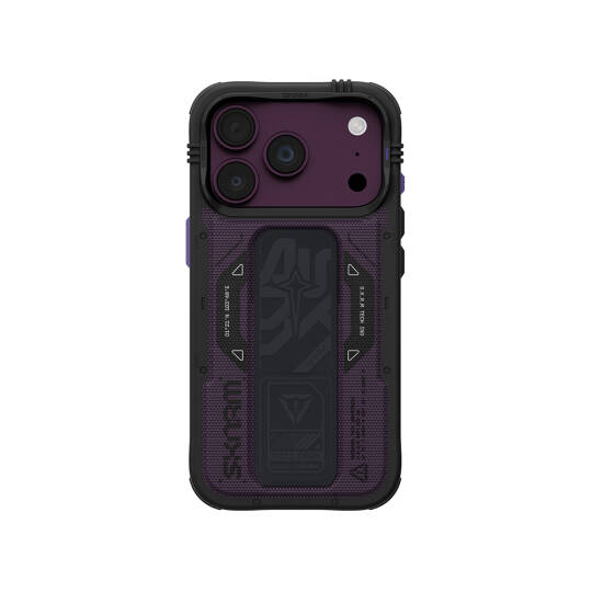 Apple iPhone 18 Pro Kılıf SkinArma M-safe Şarj Özellikli Airbag Tasarımlı Standlı Phantom Kapak - 3