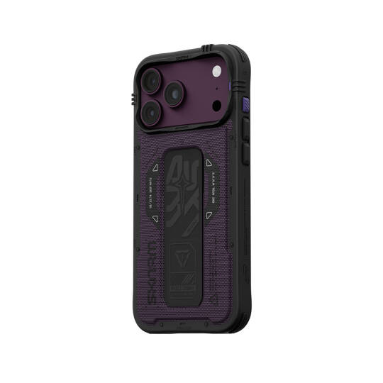 Apple iPhone 18 Pro Kılıf SkinArma M-safe Şarj Özellikli Airbag Tasarımlı Standlı Phantom Kapak - 6