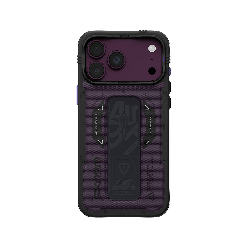 Apple iPhone 18 Pro Kılıf SkinArma M-safe Şarj Özellikli Airbag Tasarımlı Standlı Phantom Kapak - 7