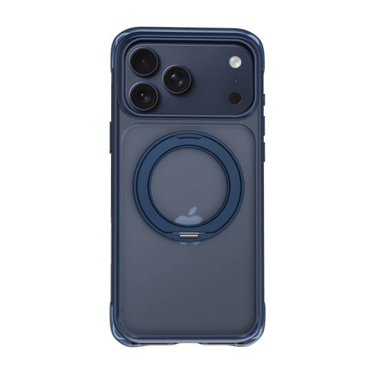 Apple iPhone 18 Pro Kılıf Wiwu AG-203 AeroGuard Ultra Serisi M-safe Şarj Özellikli Airbag Tasarımlı Standlı Kapak - 28