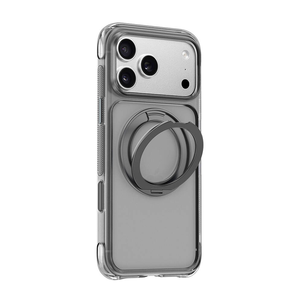 Apple iPhone 18 Pro Kılıf Wiwu AG-203 AeroGuard Ultra Serisi M-safe Şarj Özellikli Airbag Tasarımlı Standlı Kapak - 17