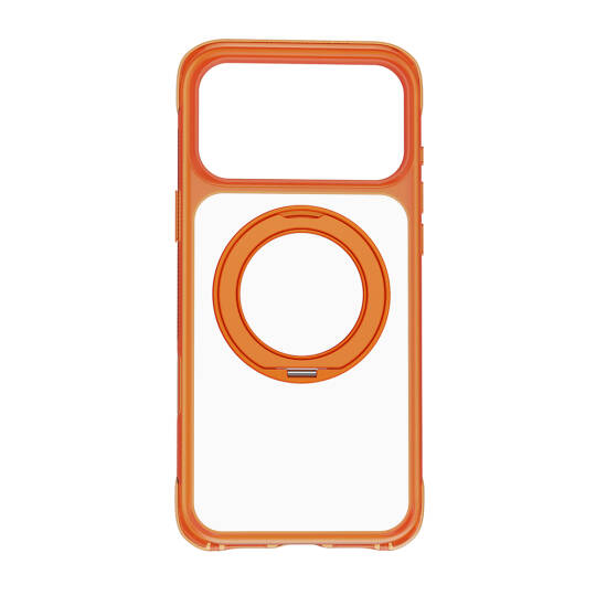 Apple iPhone 18 Pro Kılıf Wiwu AG-203 AeroGuard Ultra Serisi M-safe Şarj Özellikli Airbag Tasarımlı Standlı Kapak - 8