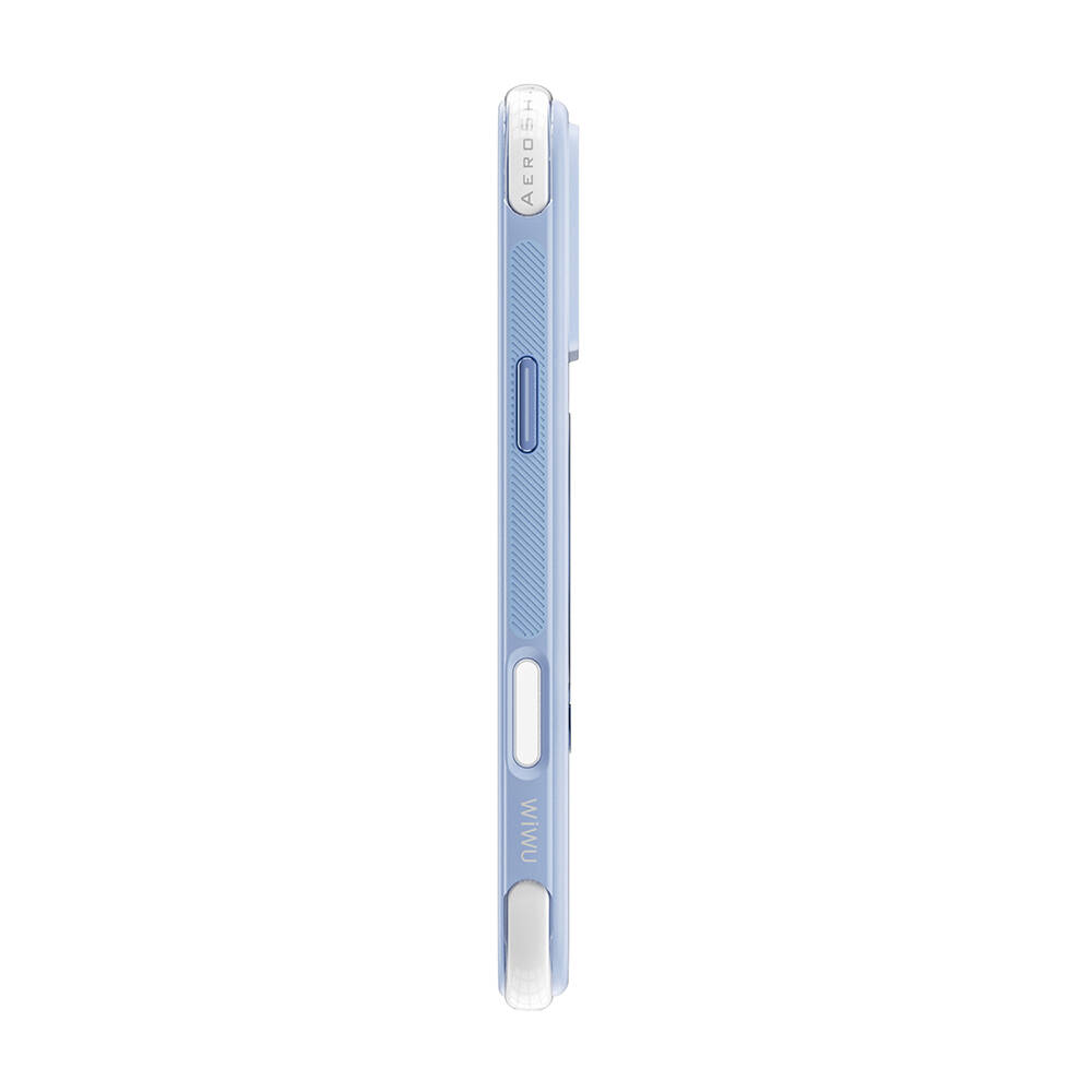 Apple iPhone 18 Pro Kılıf Wiwu AS-203 AeroShield Ultra Serisi M-safe Şarj Özellikli Airbag Tasarımlı Standlı Kapak - 5