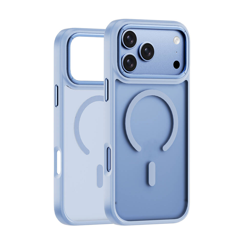 Apple iPhone 18 Pro Kılıf Wiwu FGG-012 ArmorPro Serisi M-safe Şarj Özellikli Parmak İzi Bırakmayan Kılıf - 1